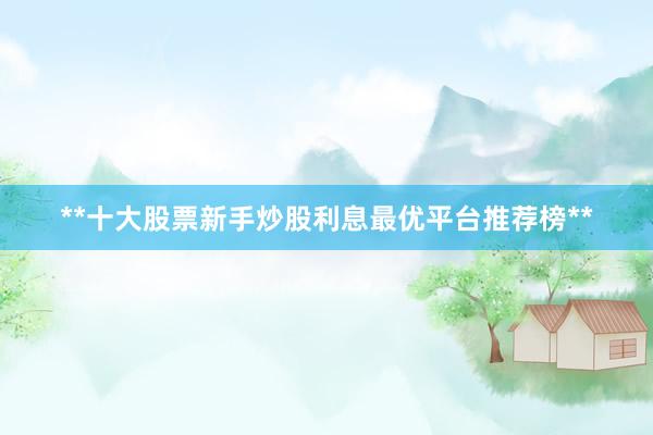 **十大股票新手炒股利息最优平台推荐榜**