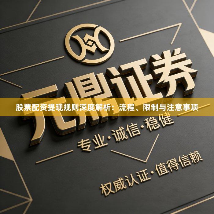 股票配资提现规则深度解析：流程、限制与注意事项