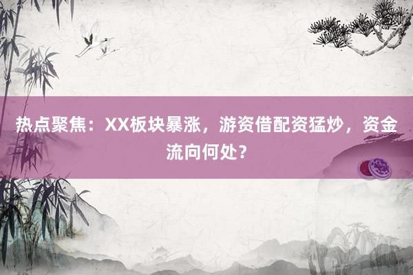 热点聚焦：XX板块暴涨，游资借配资猛炒，资金流向何处？