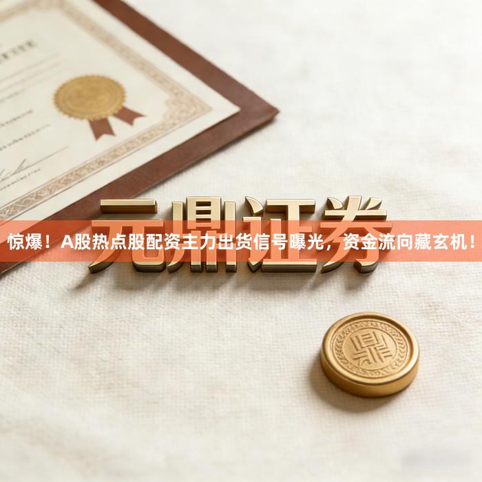 惊爆！A股热点股配资主力出货信号曝光，资金流向藏玄机！