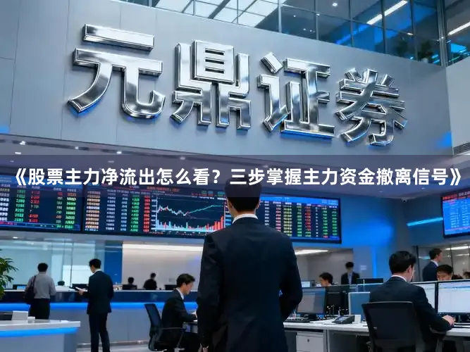 《股票主力净流出怎么看？三步掌握主力资金撤离信号》