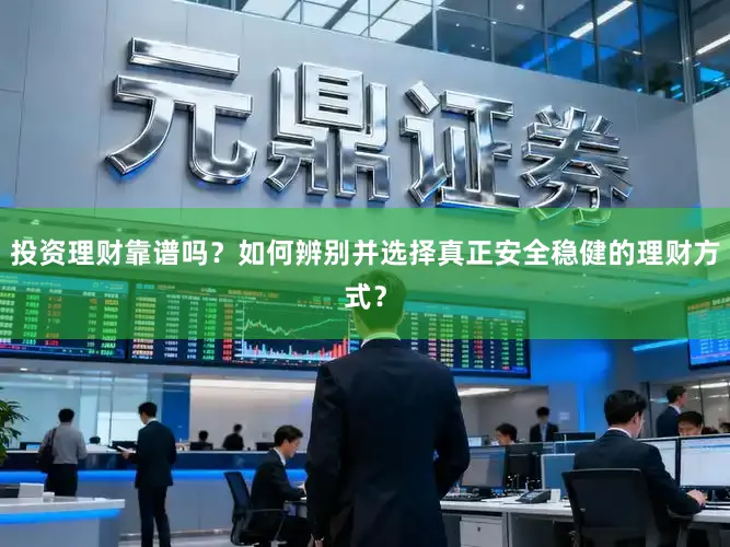投资理财靠谱吗？如何辨别并选择真正安全稳健的理财方式？