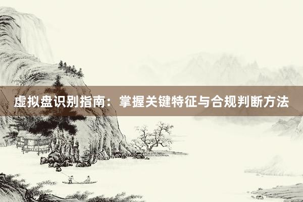 虚拟盘识别指南：掌握关键特征与合规判断方法