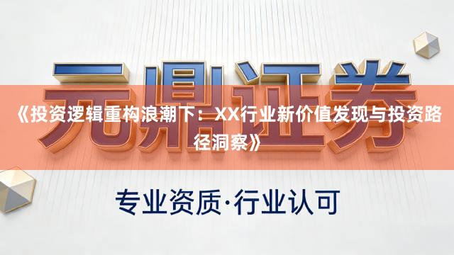 《投资逻辑重构浪潮下：XX行业新价值发现与投资路径洞察》