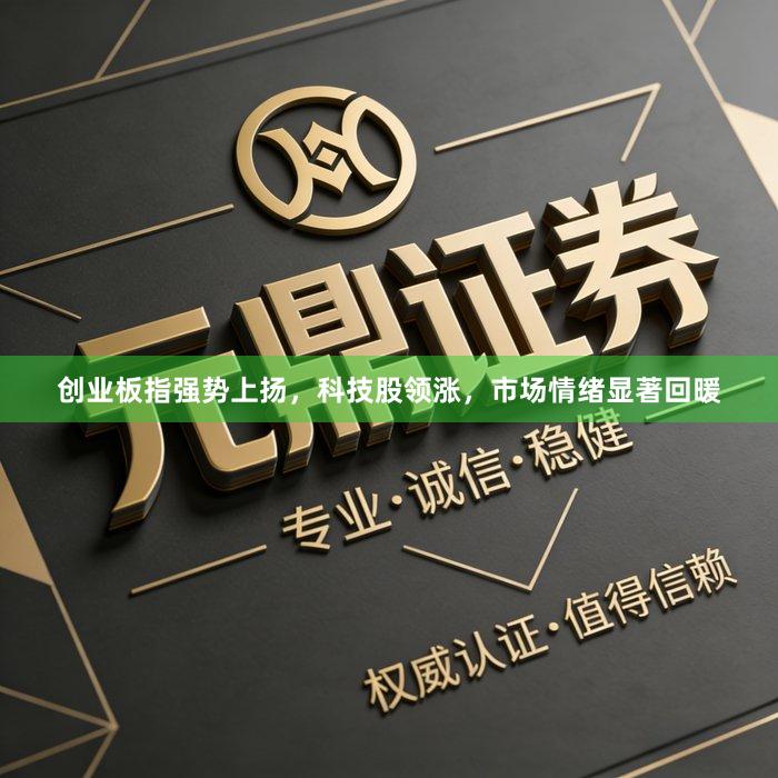 创业板指强势上扬，科技股领涨，市场情绪显著回暖