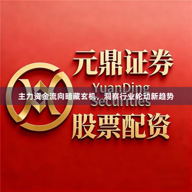 主力资金流向暗藏玄机，洞察行业轮动新趋势